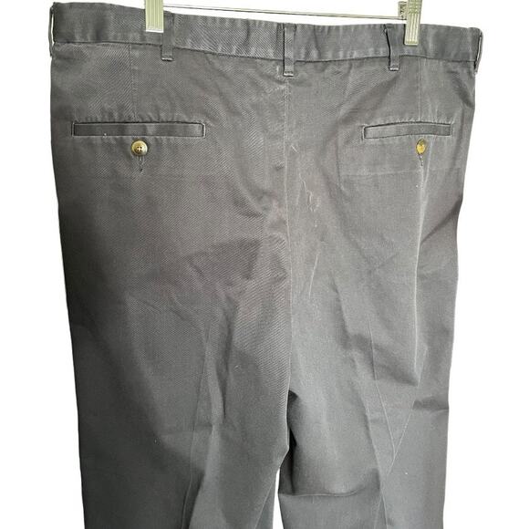 Haggar gray dress pants Select no-iron cotton 36 x 30 - Picture 3 of 6